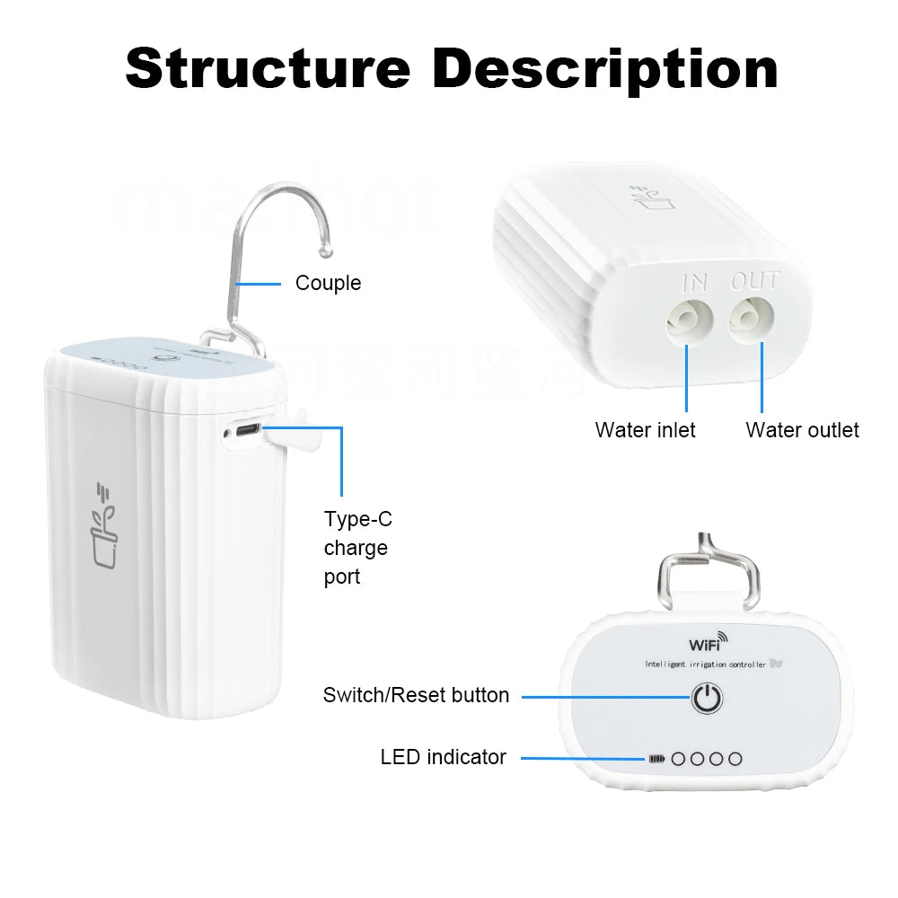 Smart WiFi Drip Irrigation - Auto Plant Watering