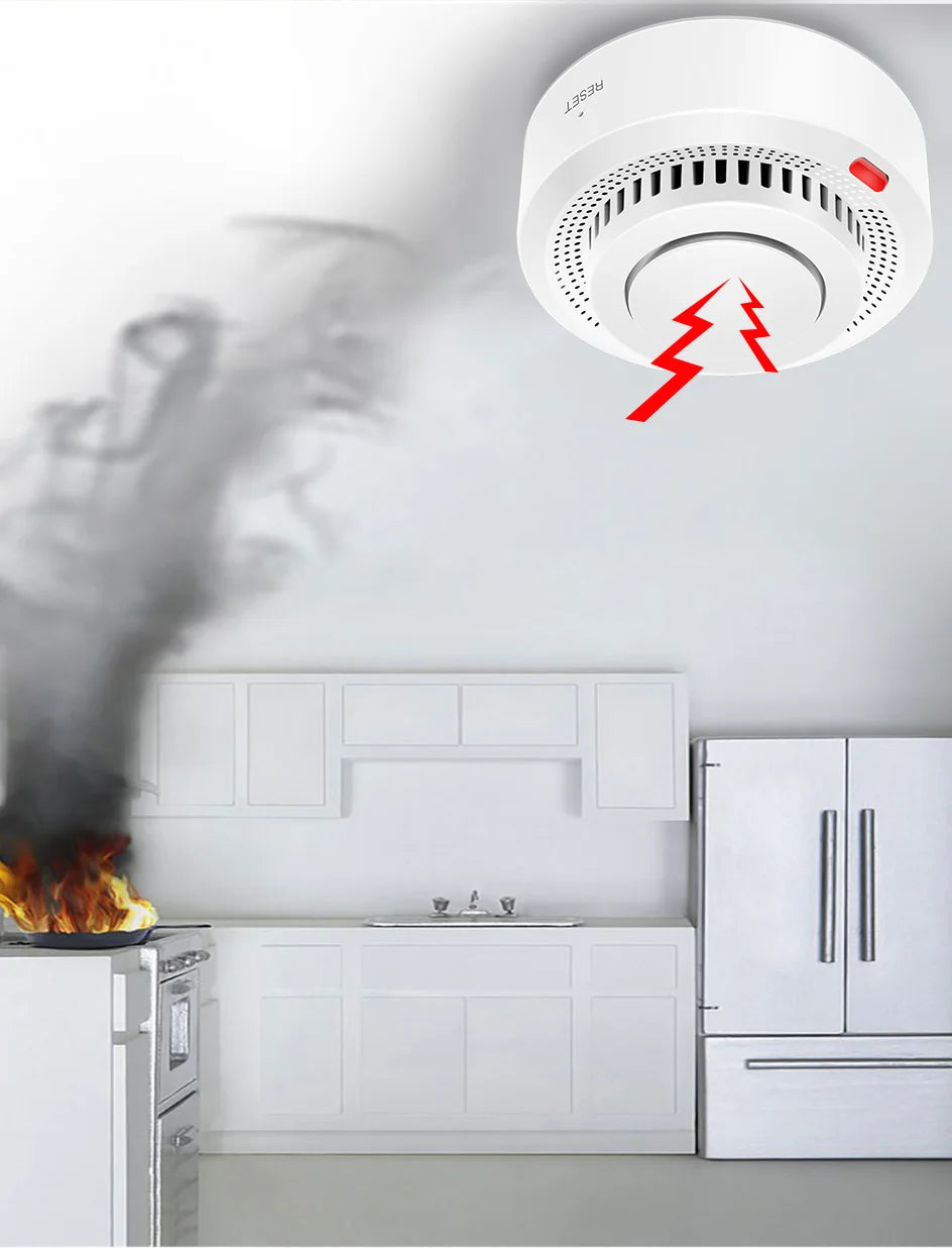 Smart WiFi Smoke Detector - Alexa Compatible