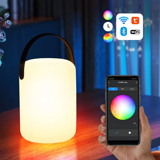 Smart Portable RGB Lamp - Rechargeable Waterproof