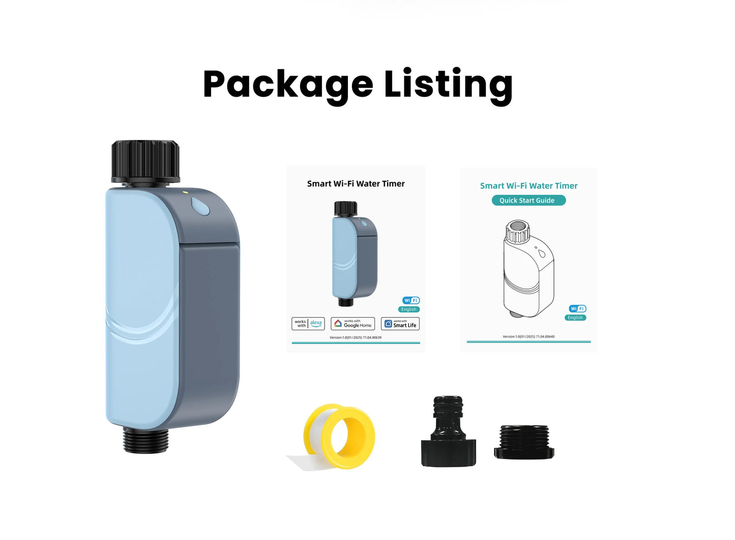 WiFi Sprinkler Timer - Alexa & Google Compatible