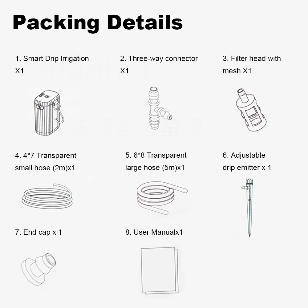 Smart WiFi Drip Irrigation - Auto Plant Watering