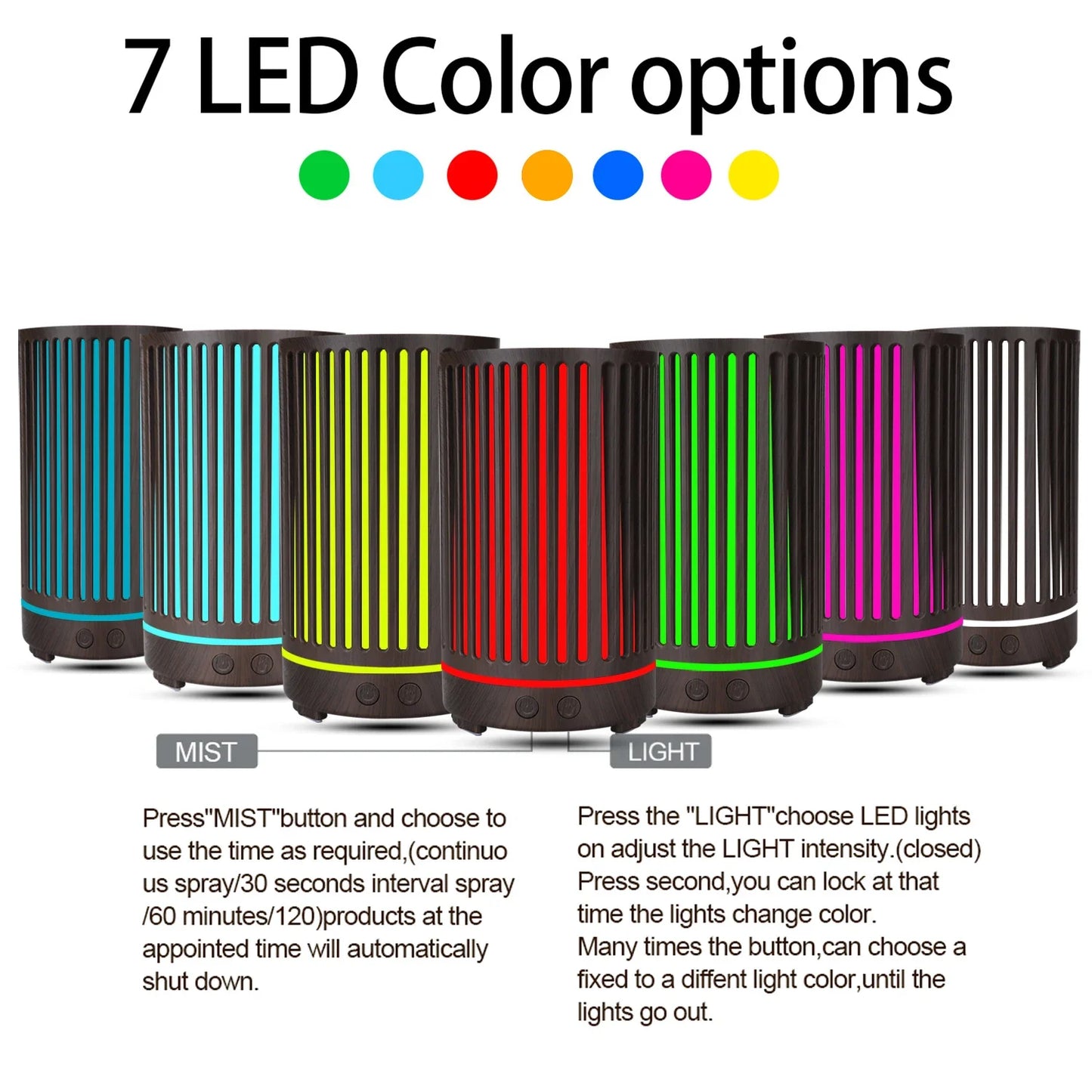 Smart Aroma Diffuser 400ml - WiFi App Control