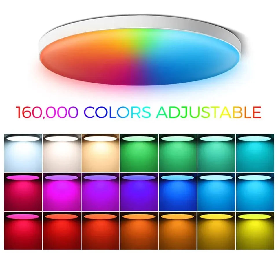 Smart RGB Ceiling Light - WiFi Alexa Compatible