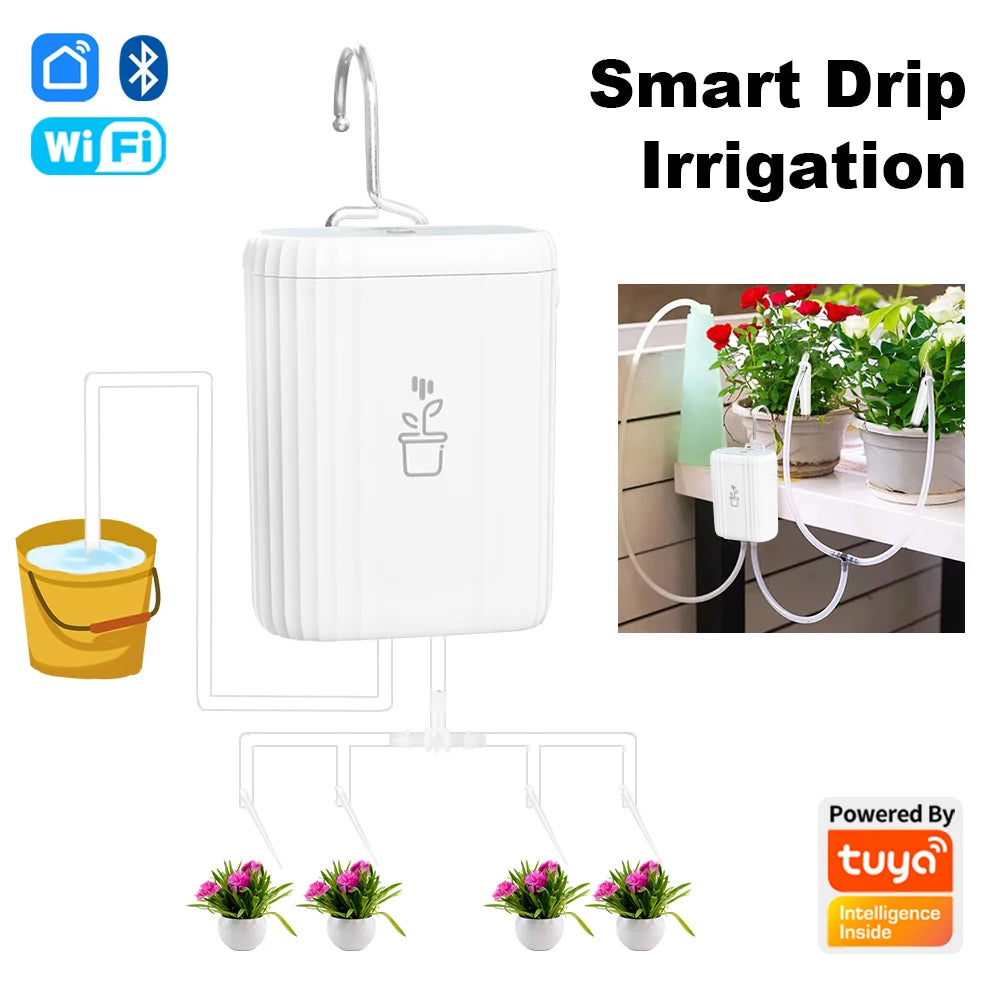 Smart WiFi Drip Irrigation - Auto Plant Watering