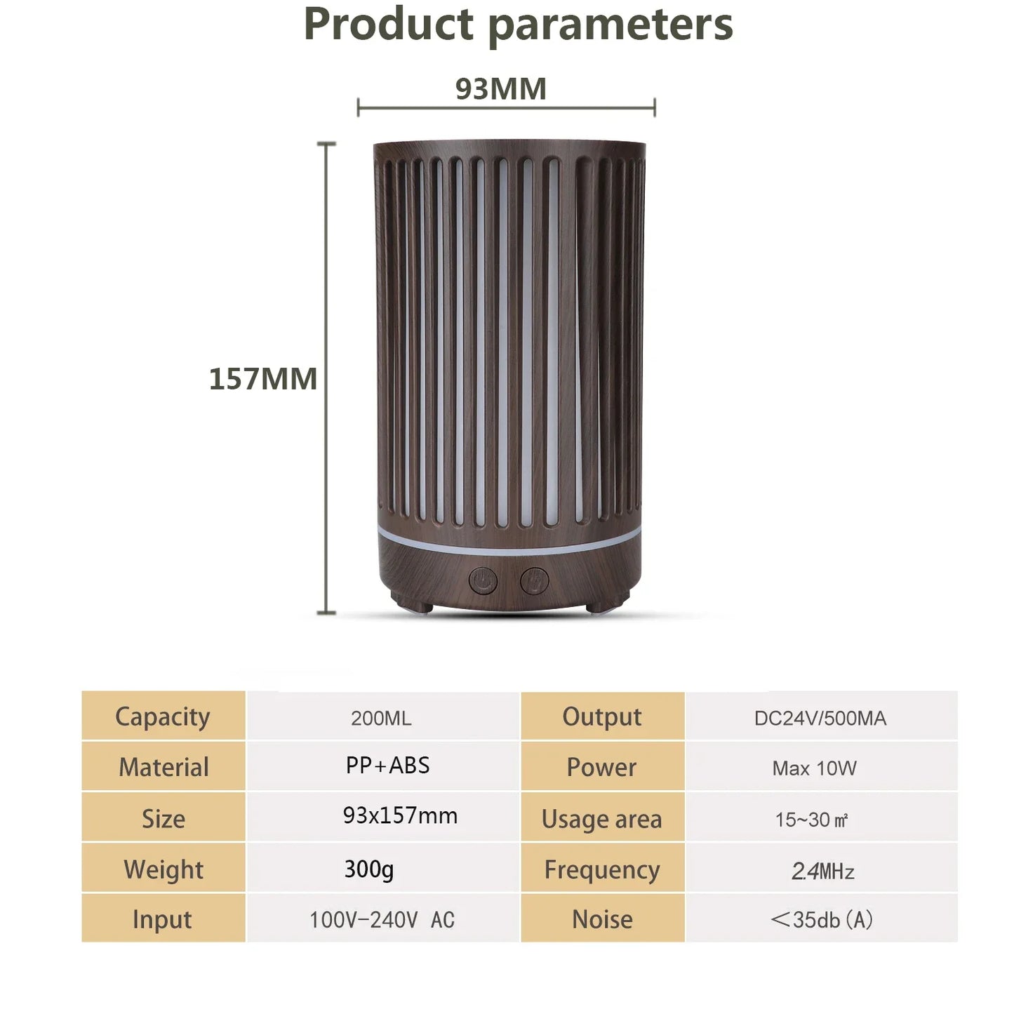 Smart Aroma Diffuser 400ml - WiFi App Control