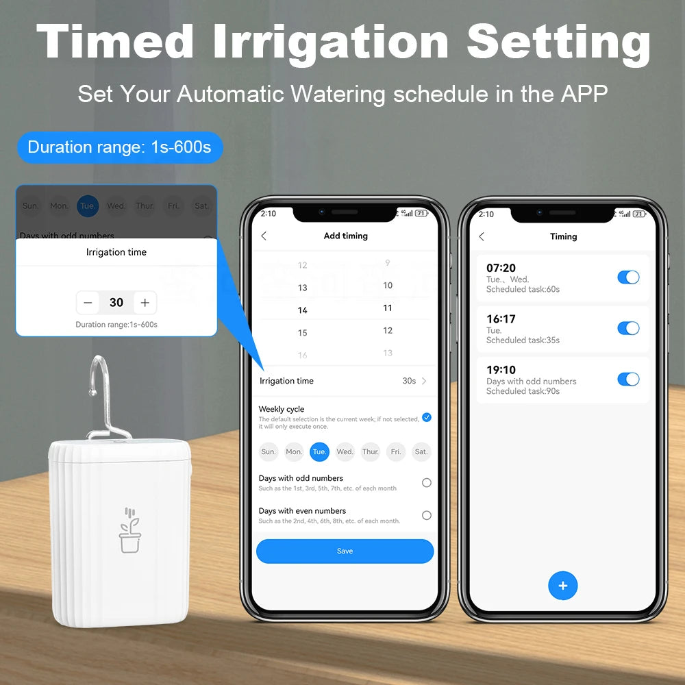 Smart WiFi Drip Irrigation - Auto Plant Watering