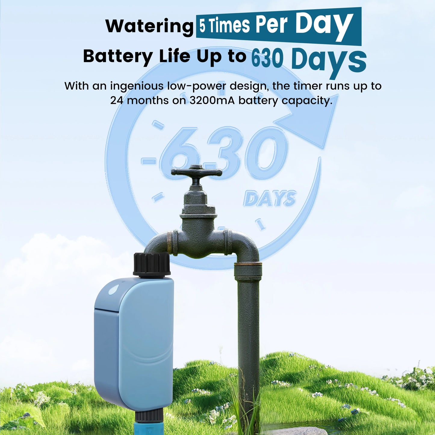 WiFi Sprinkler Timer - Alexa & Google Compatible