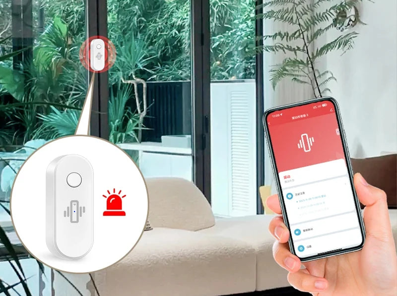 Smart WiFi Vibration Sensor - Real-Time Alerts