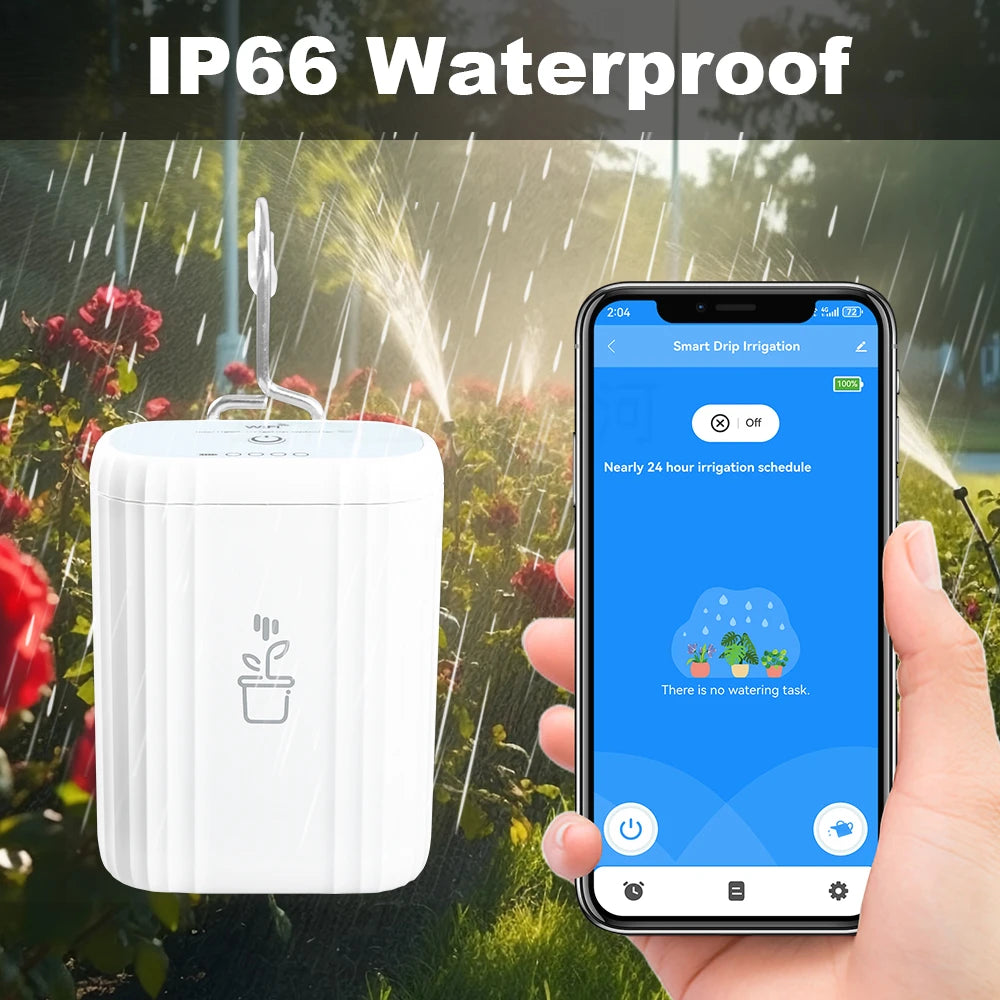 Smart WiFi Drip Irrigation - Auto Plant Watering