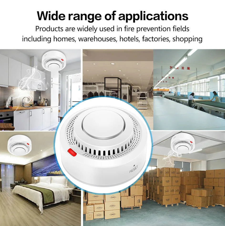 Smart WiFi Smoke Detector - Alexa Compatible