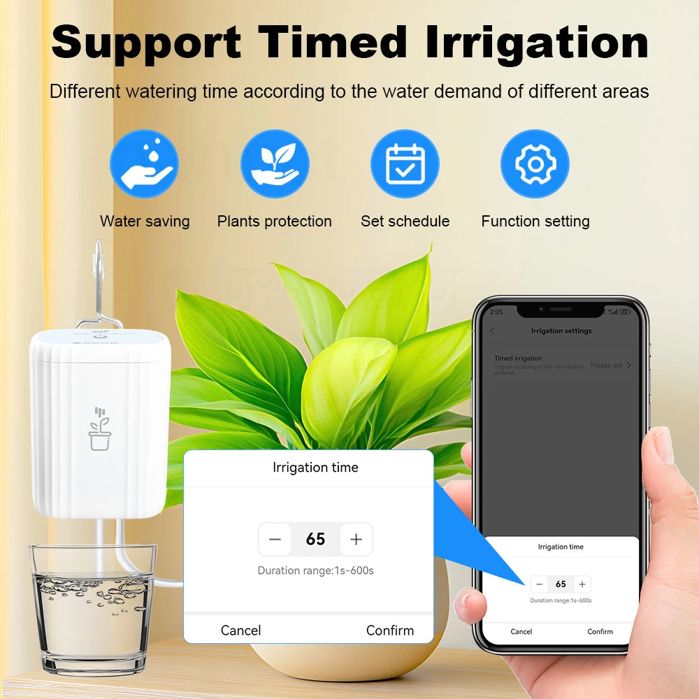 Smart WiFi Drip Irrigation - Auto Plant Watering